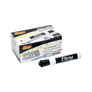Marcador Negro Borrable
