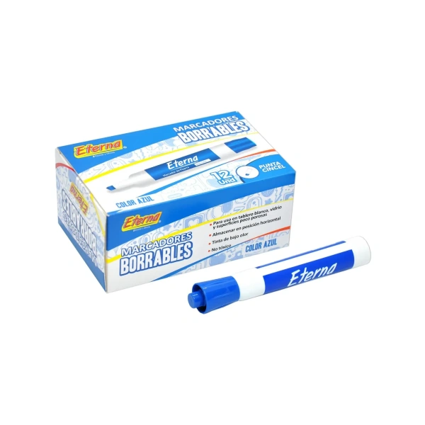 Marcador Azul Borrable