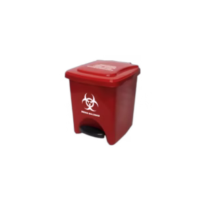 Papelera Pedal 22 Litros Roja