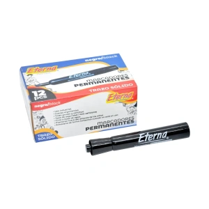 Marcador Negro Permanente