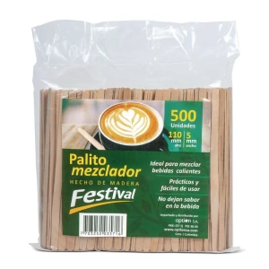 Palo Mezclador De Madera